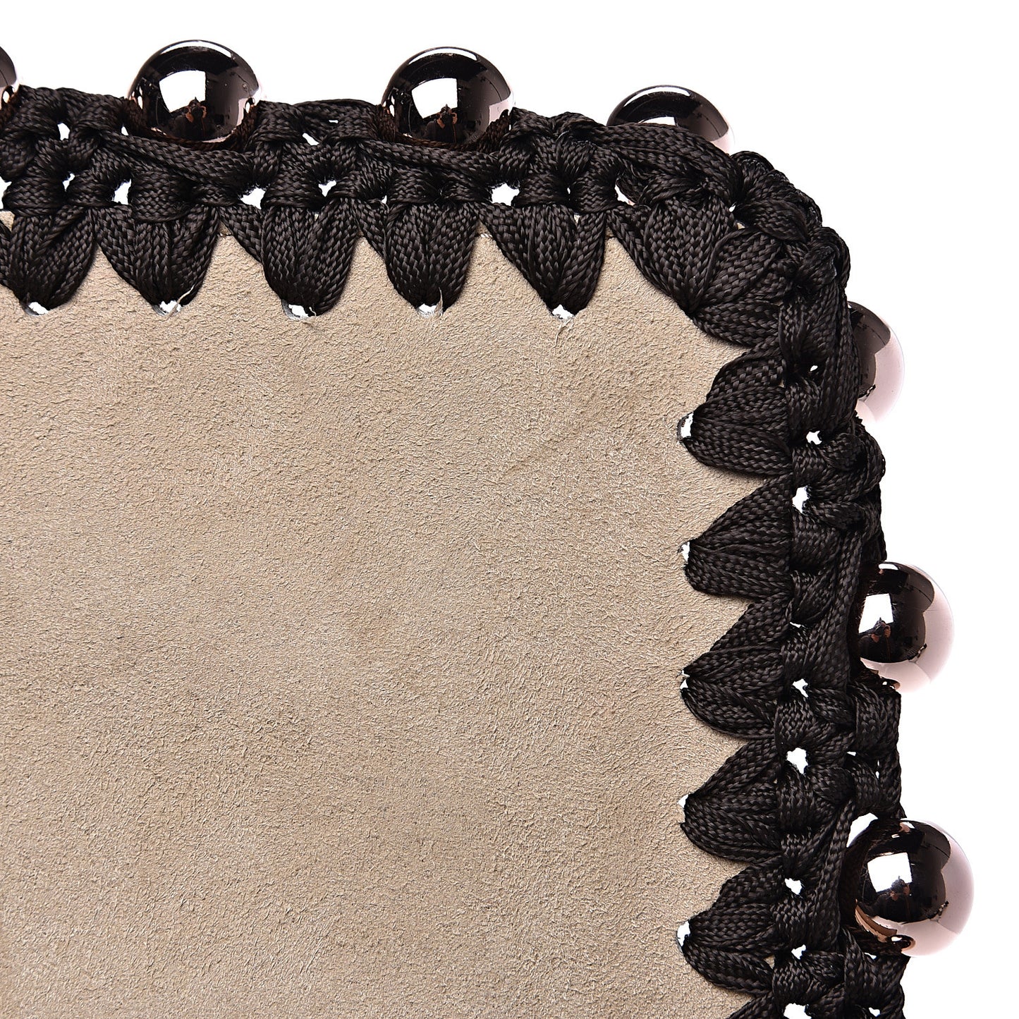 Vitello Liberty Ribbon Pearl Lace Up Kan I Shoulder Bag Plaster