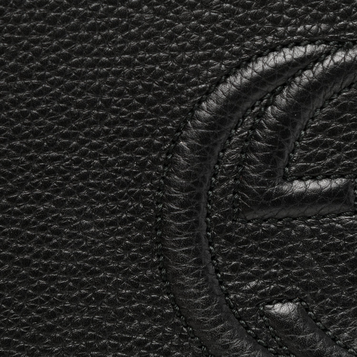 Gucci Pebbled Calfskin Medium Soho Flap Crossbody Black 12 of 12