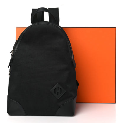 Hermes Bivoac Canvas Swift Allback Backpack Black 9 of 9