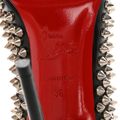 Christian Louboutin Nappa Fifi Spikes 100 Pumps 36 Black 6 of 14