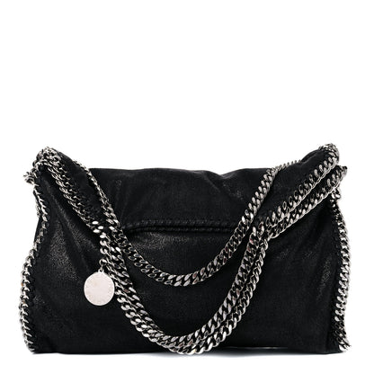 Stella McCartney Shaggy Deer Falabella Fold Over Tote Black 1 of 8