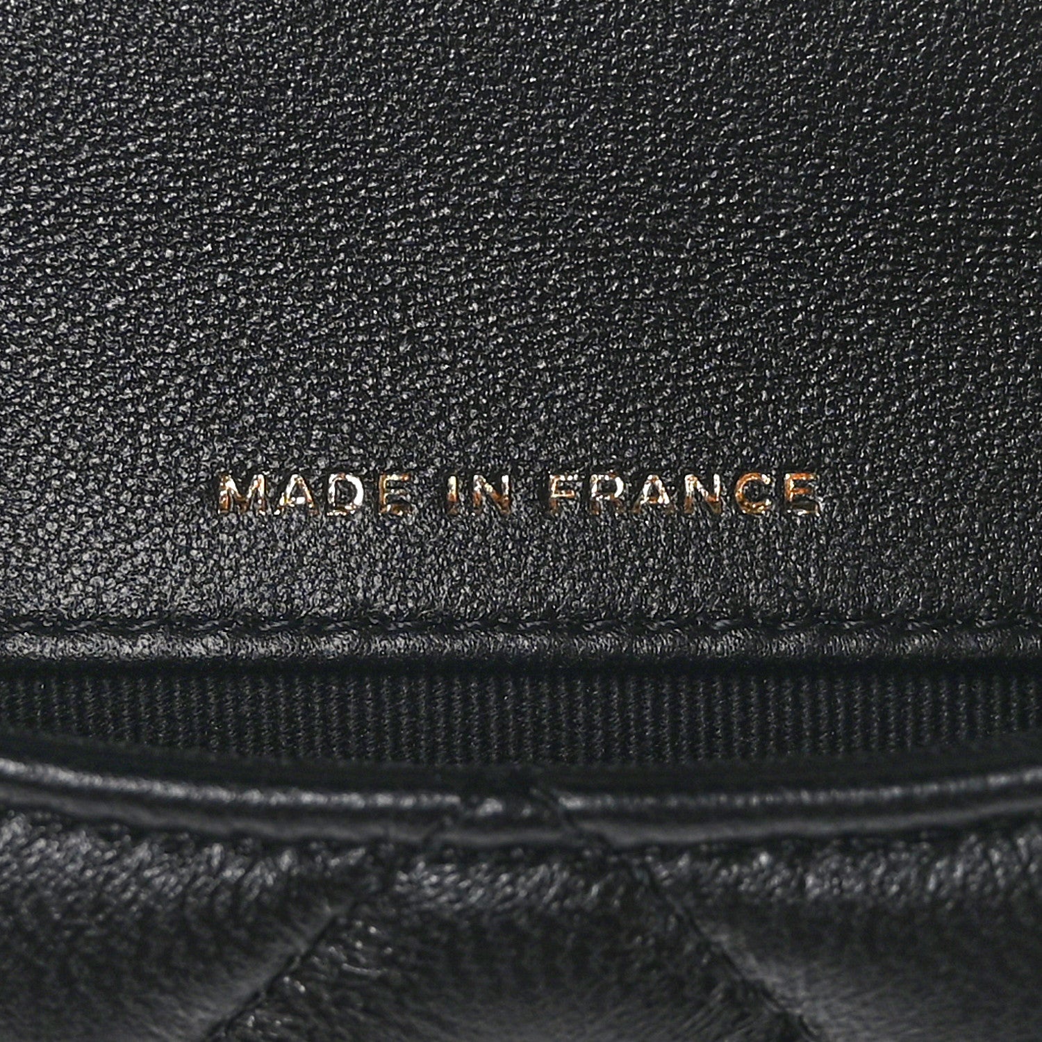 Chanel Lambskin Quilted Pearl Top Handle Clutch With Chain Black 6 of 13