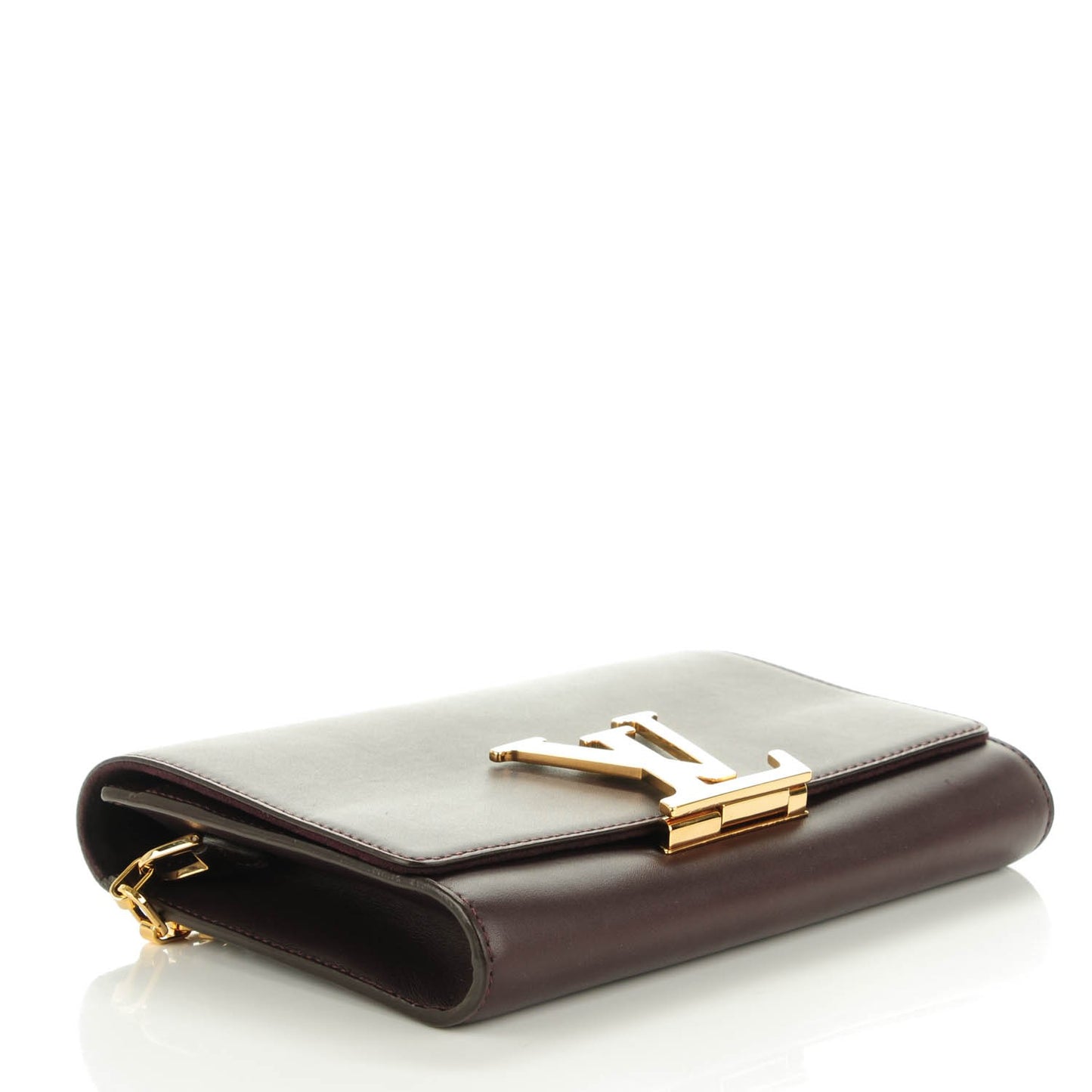 Calfskin Chain Louise GM Amarante
