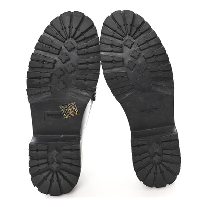 Saint Laurent Glazed Calfskin Le Loafer 15 Penny Slippers 36.5 Black 6 of 10