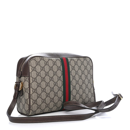 Gucci GG Supreme Monogram Web Small Ophidia Shoulder Bag Brown 2 of 4