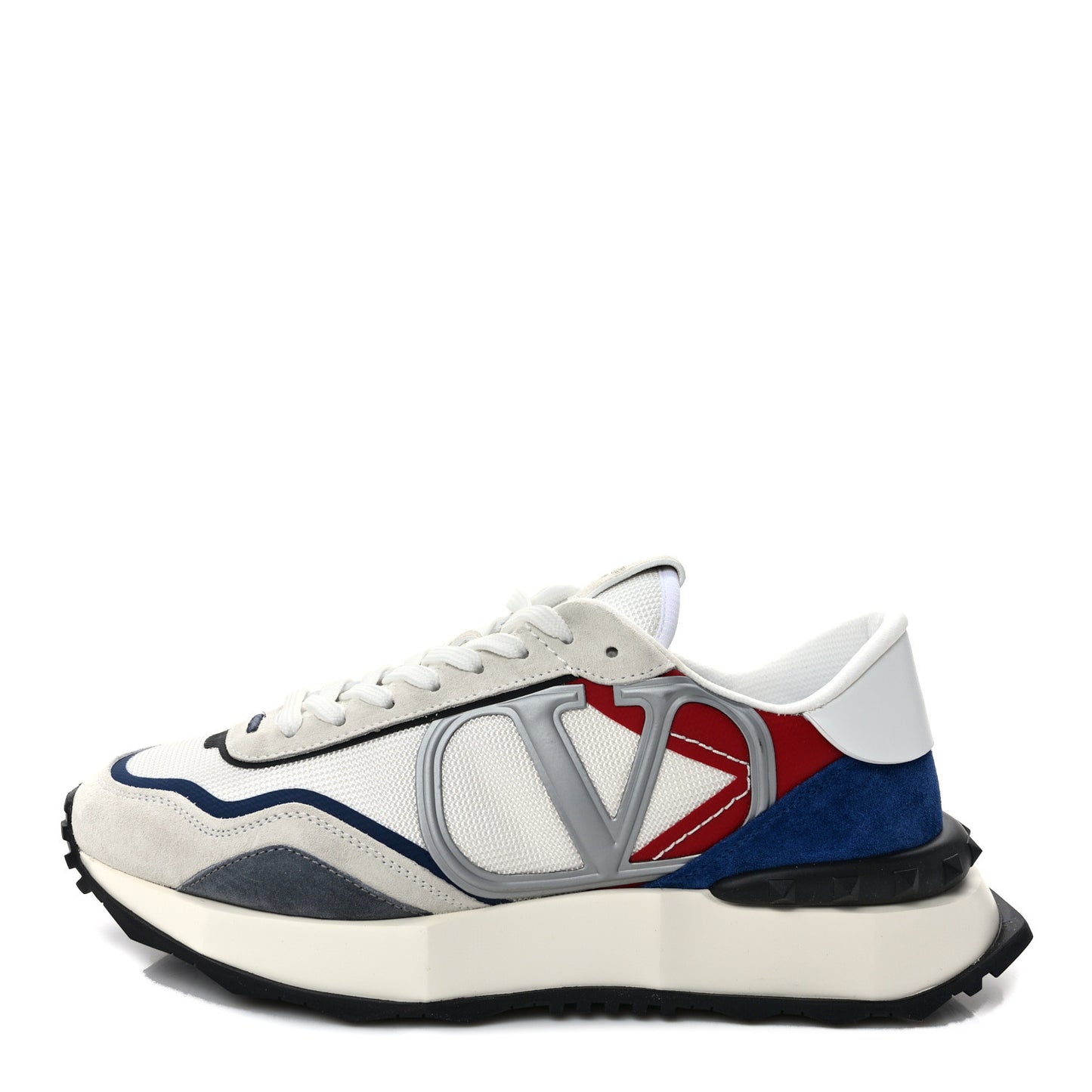 Fabric Suede Mens Netrunner Sneakers 43 White Multicolor