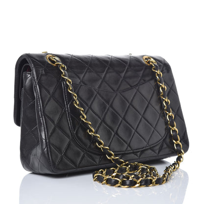 Chanel Lambskin Quilted Small Double Flap Black 3 of 9