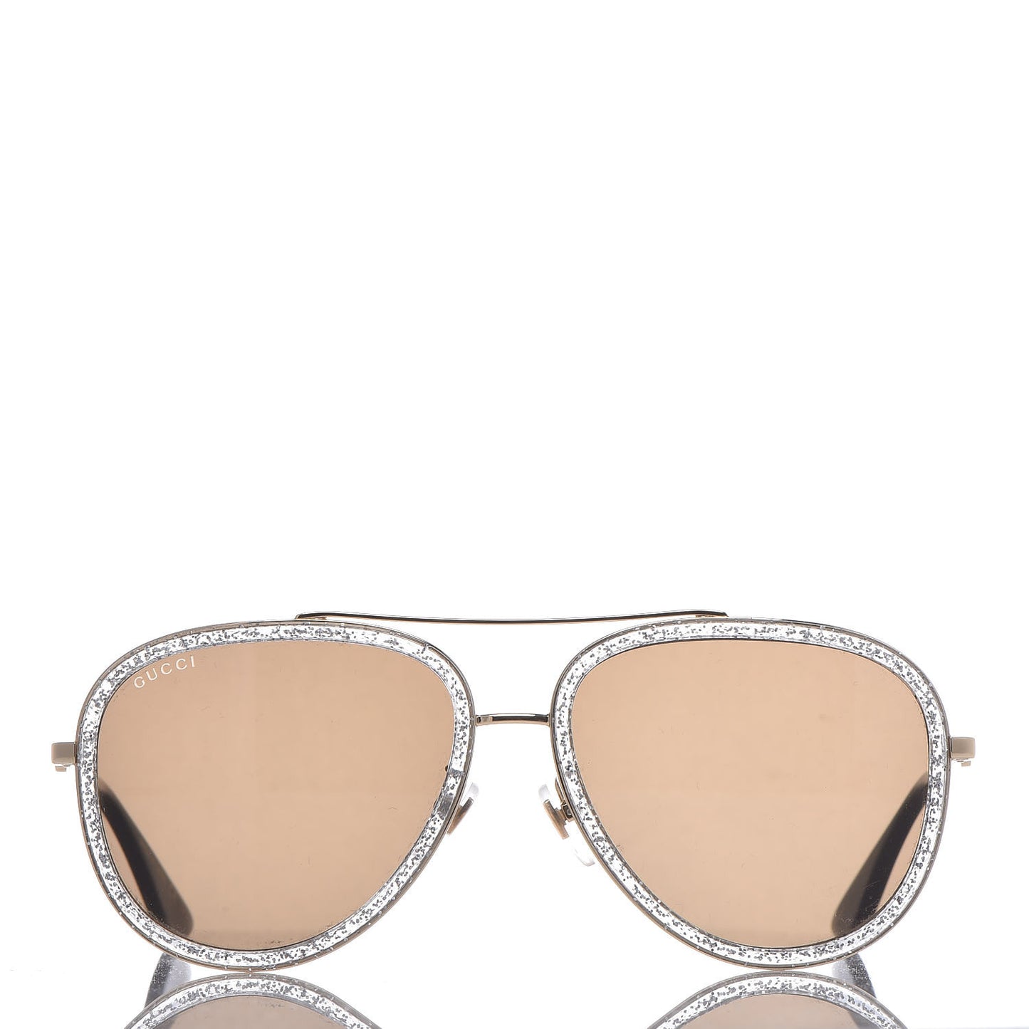 Glitter Aviator Sunglasses GG0062S Silver