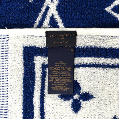 Louis Vuitton Cotton Monogram Match Towel Blue 3 of 4