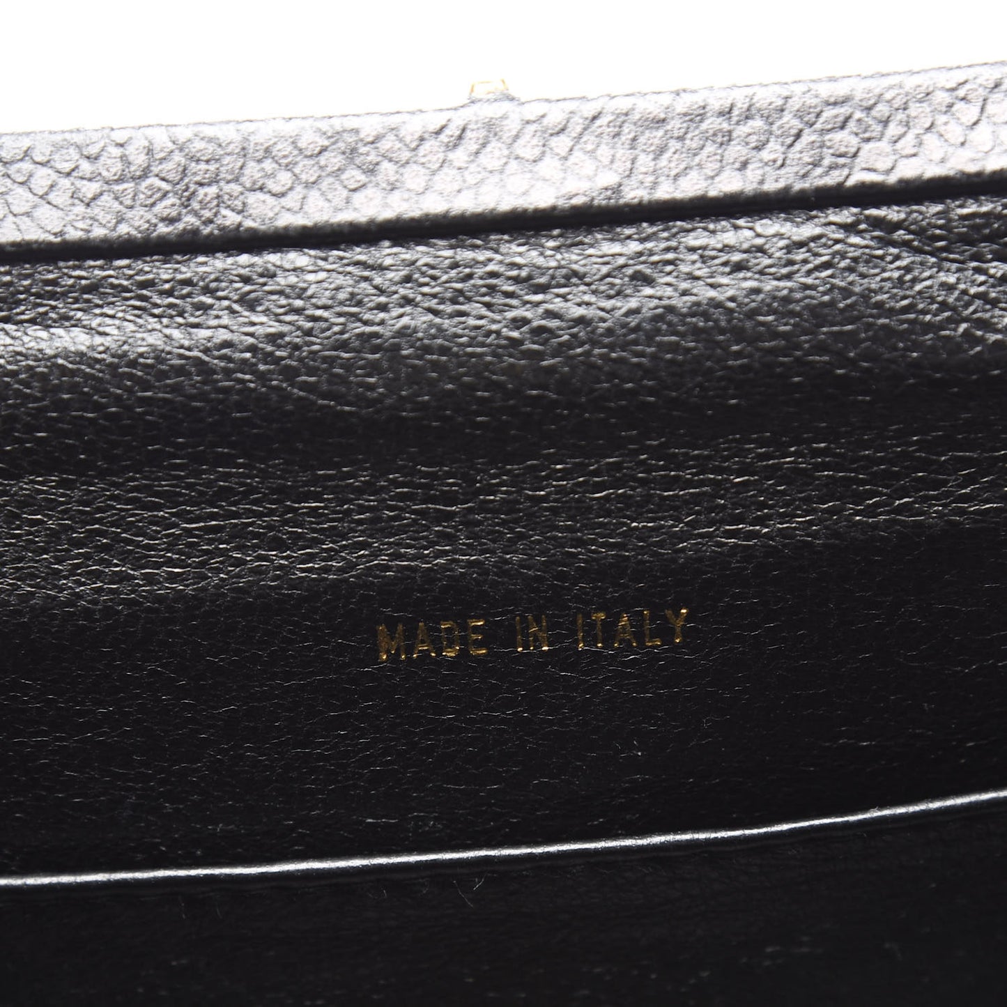 Caviar Quilted Frame Bag Black