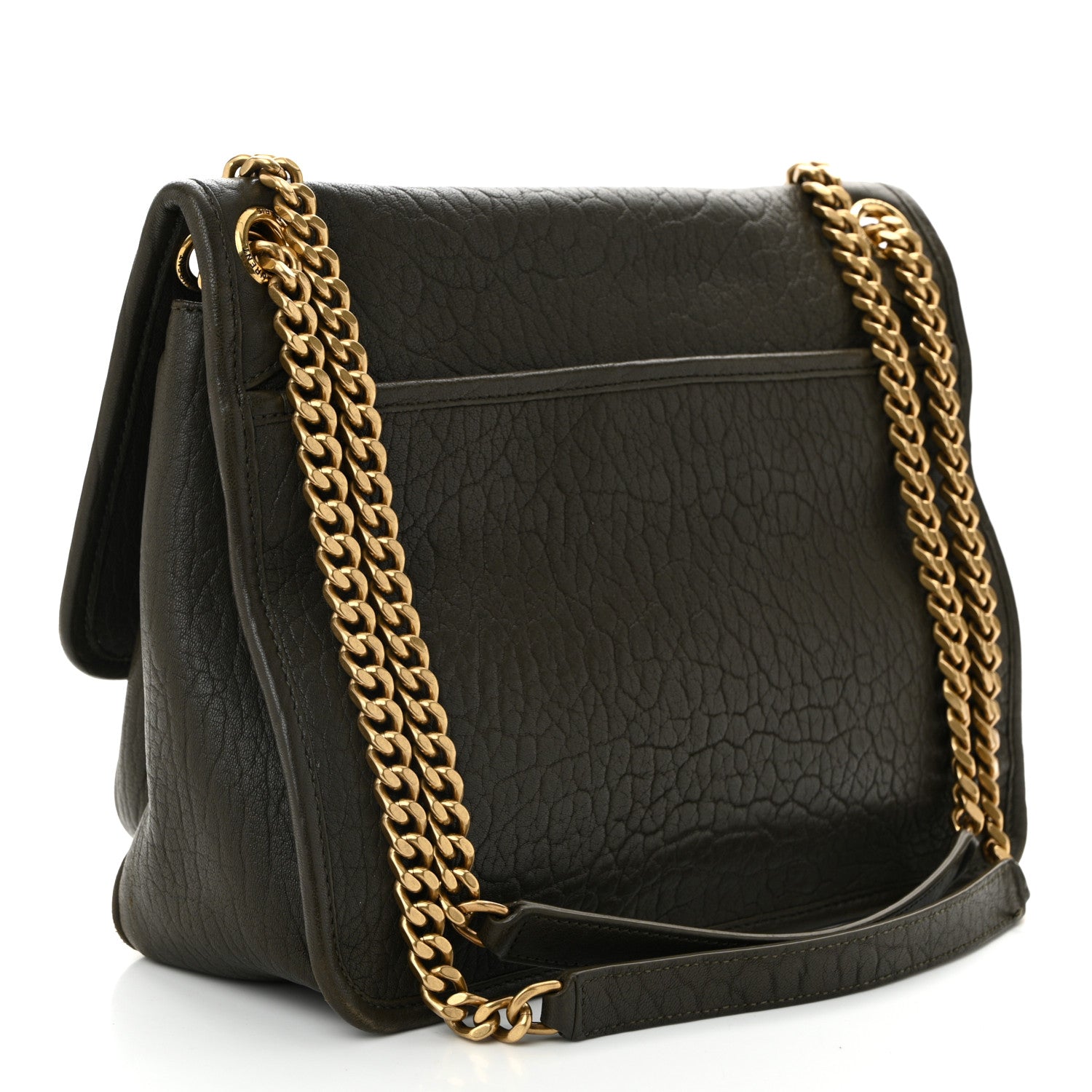 Saint Laurent Grained Lambskin Monogram Medium Niki Chain Satchel Light Musk 3 of 12