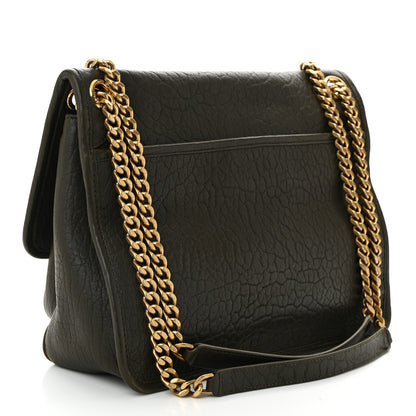 Saint Laurent Grained Lambskin Monogram Medium Niki Chain Satchel Light Musk 3 of 12