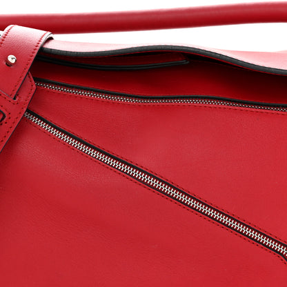 Loewe Calfskin Zipper Puzzle Bag Red 8 of 15