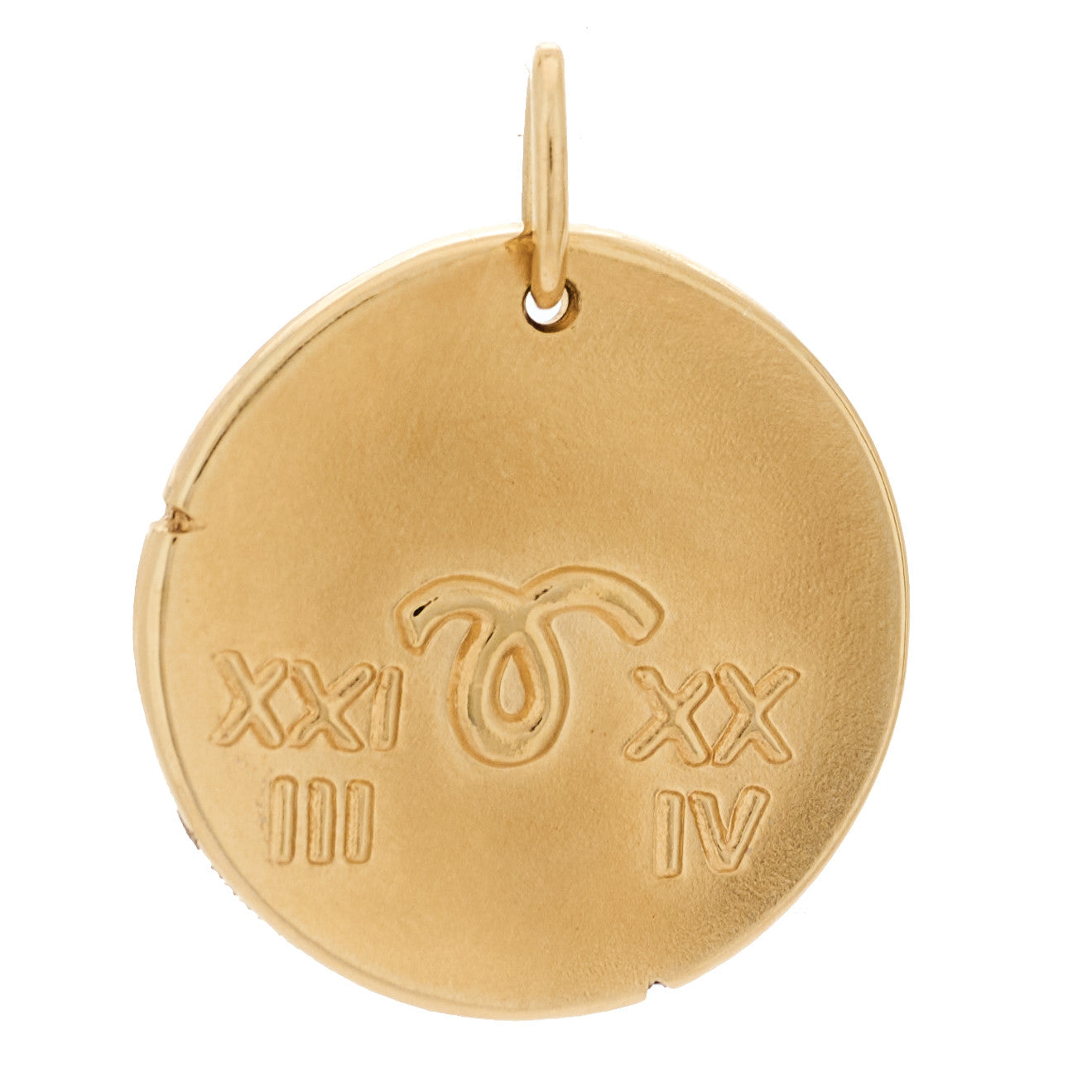 Van Cleef & Arpels 18K Yellow Gold Zodiac Aries Pendant 3 of 4
