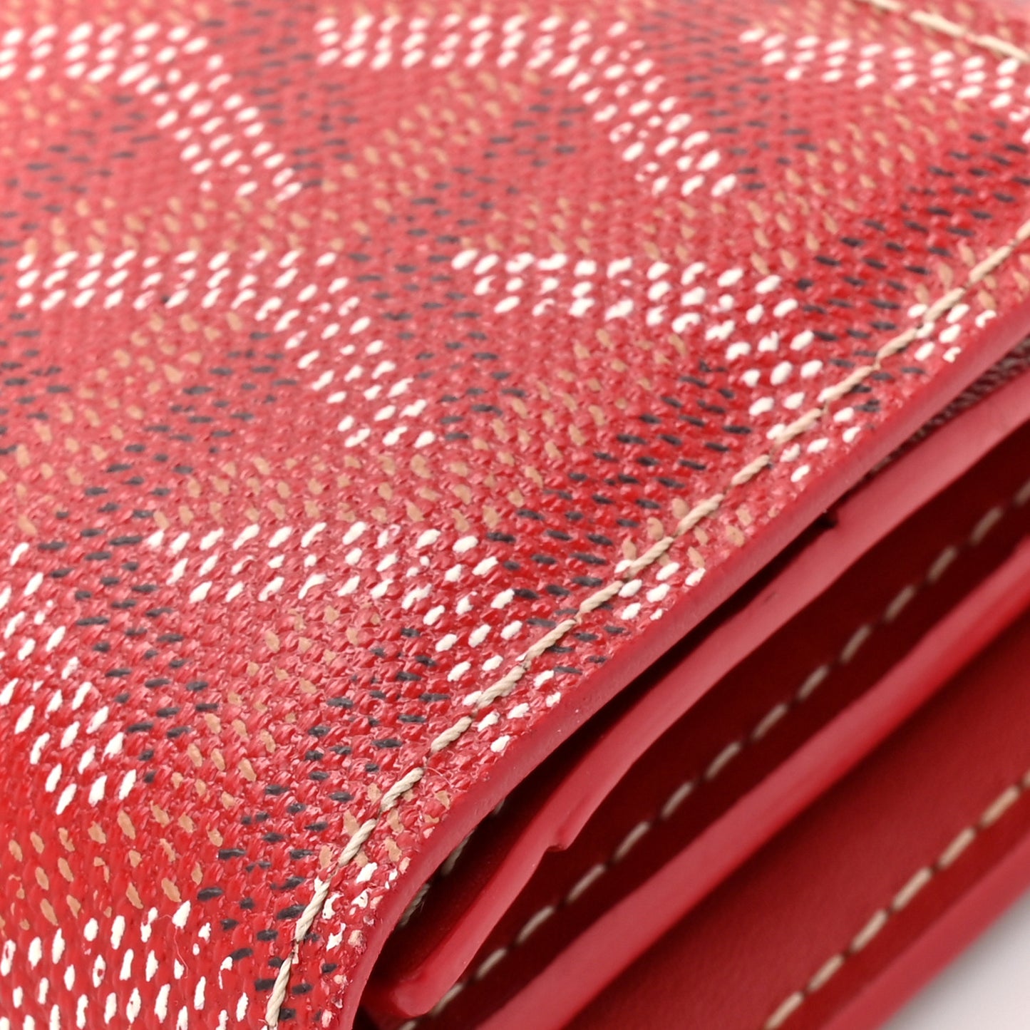 Goyardine Varenne Long Wallet Red