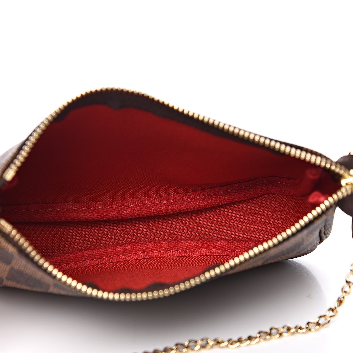 Louis Vuitton Damier Ebene Mini Pochette Accessories 5 of 10