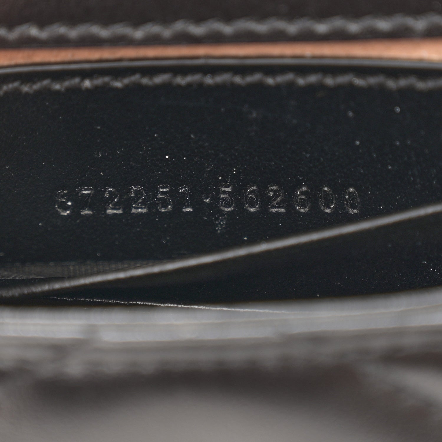 Gucci Calfskin Small GG Marmont Phone Crossbody Bag Black 6 of 10