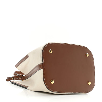 Burberry Canvas Cotton Small Peggy Bucket Red 4 of 7