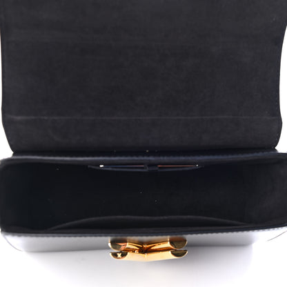 Louis Vuitton Calfskin Monogram Braided Twist Shoulder Bag MM Black 4 of 4