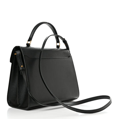 Saint Laurent Grain de Poudre Medium Classic Monogram Cassandra Top Handle Black 3 of 10