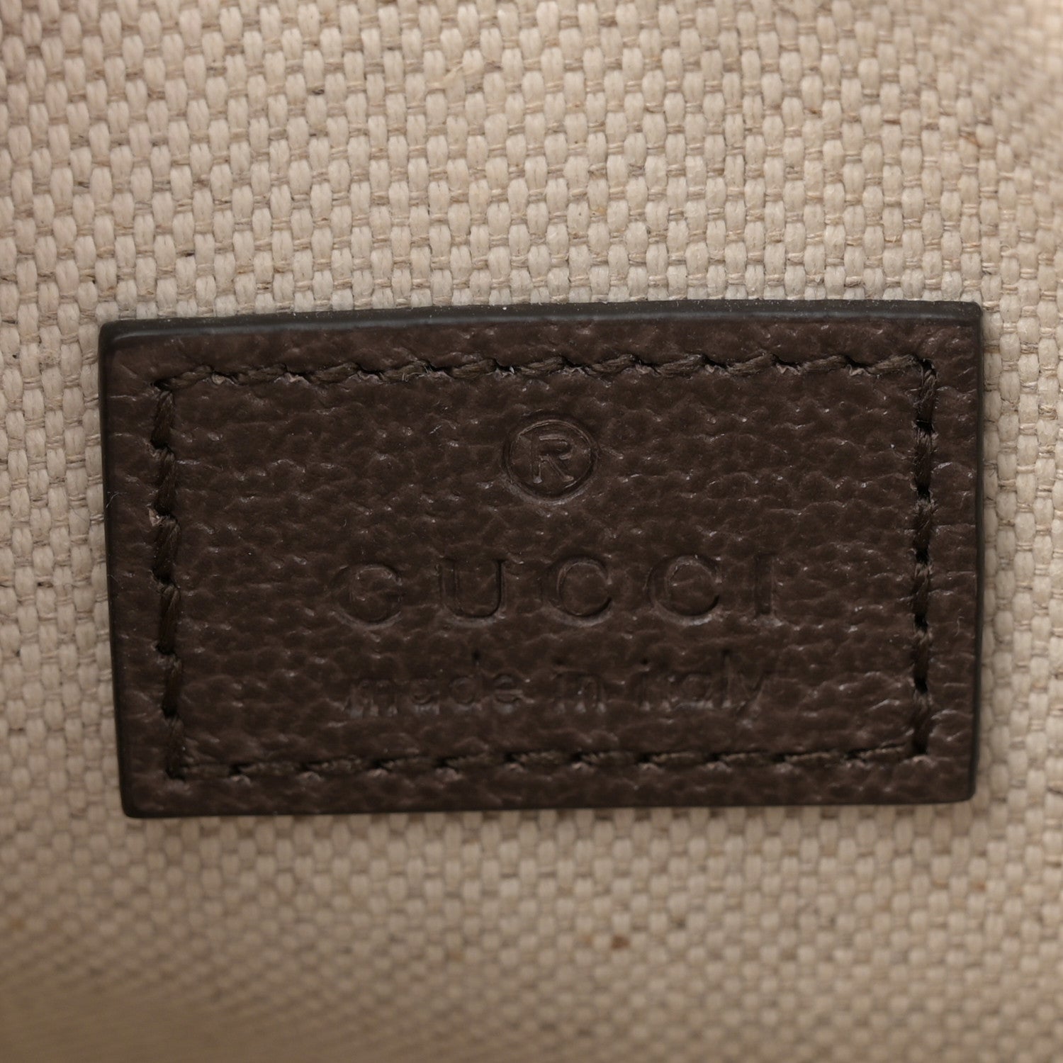 Gucci GG Supreme Monogram Textured Dollar Calfskin Web Super Mini Ophidia Top Handle Bowler Bag Beige Ebony New Acero 6 of 11