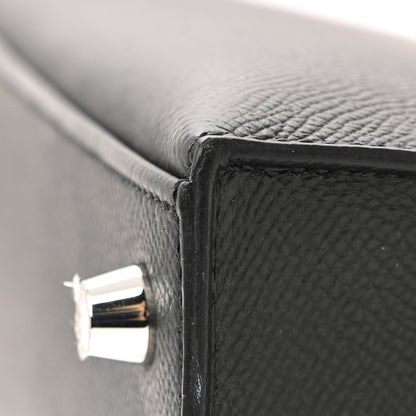 Hermes Epsom Kelly Sellier 25 Black 29 of 37