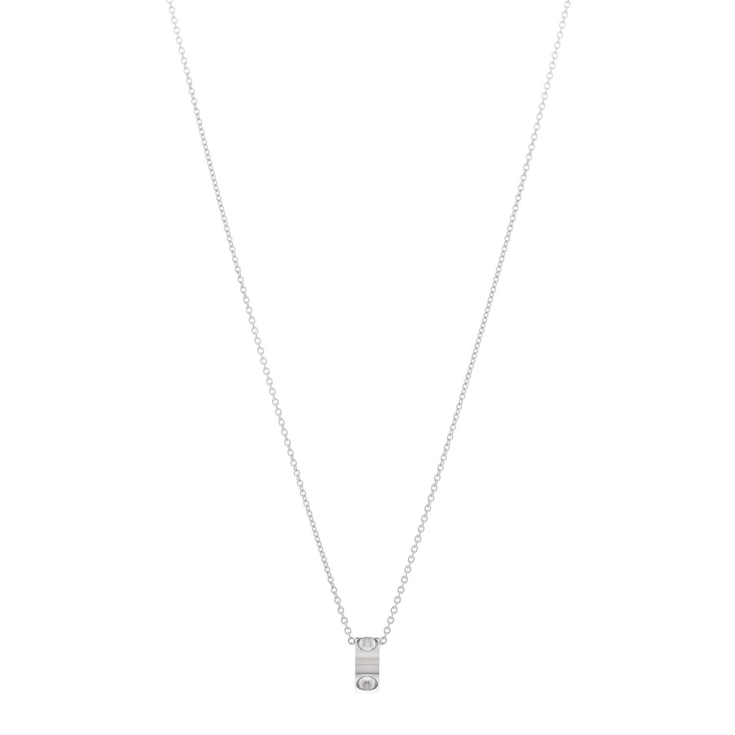 Louis Vuitton Empreinte White Gold Pendent Necklace 1 of 6