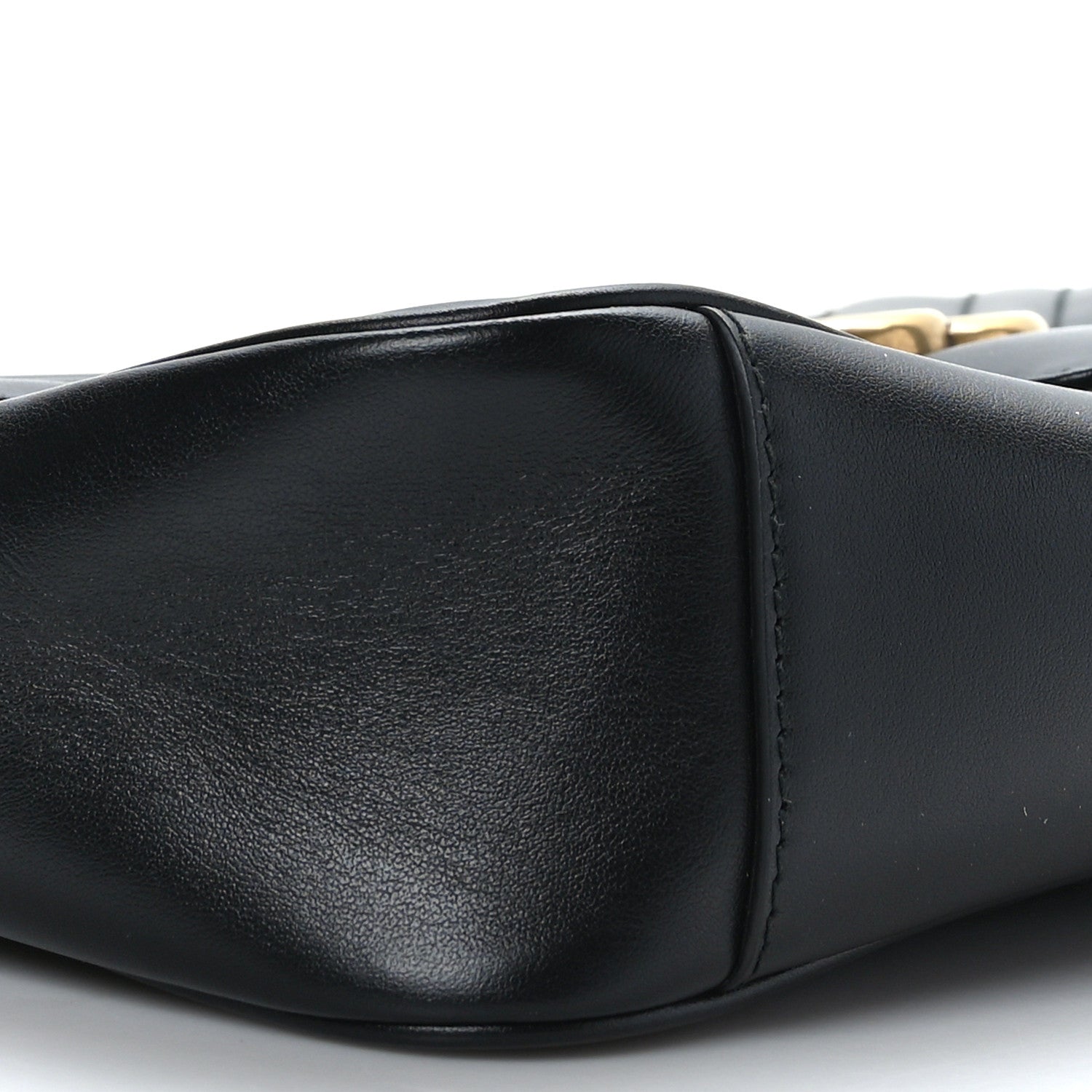 Gucci Calfskin Matelasse Small GG Marmont Shoulder Bag Black 8 of 9