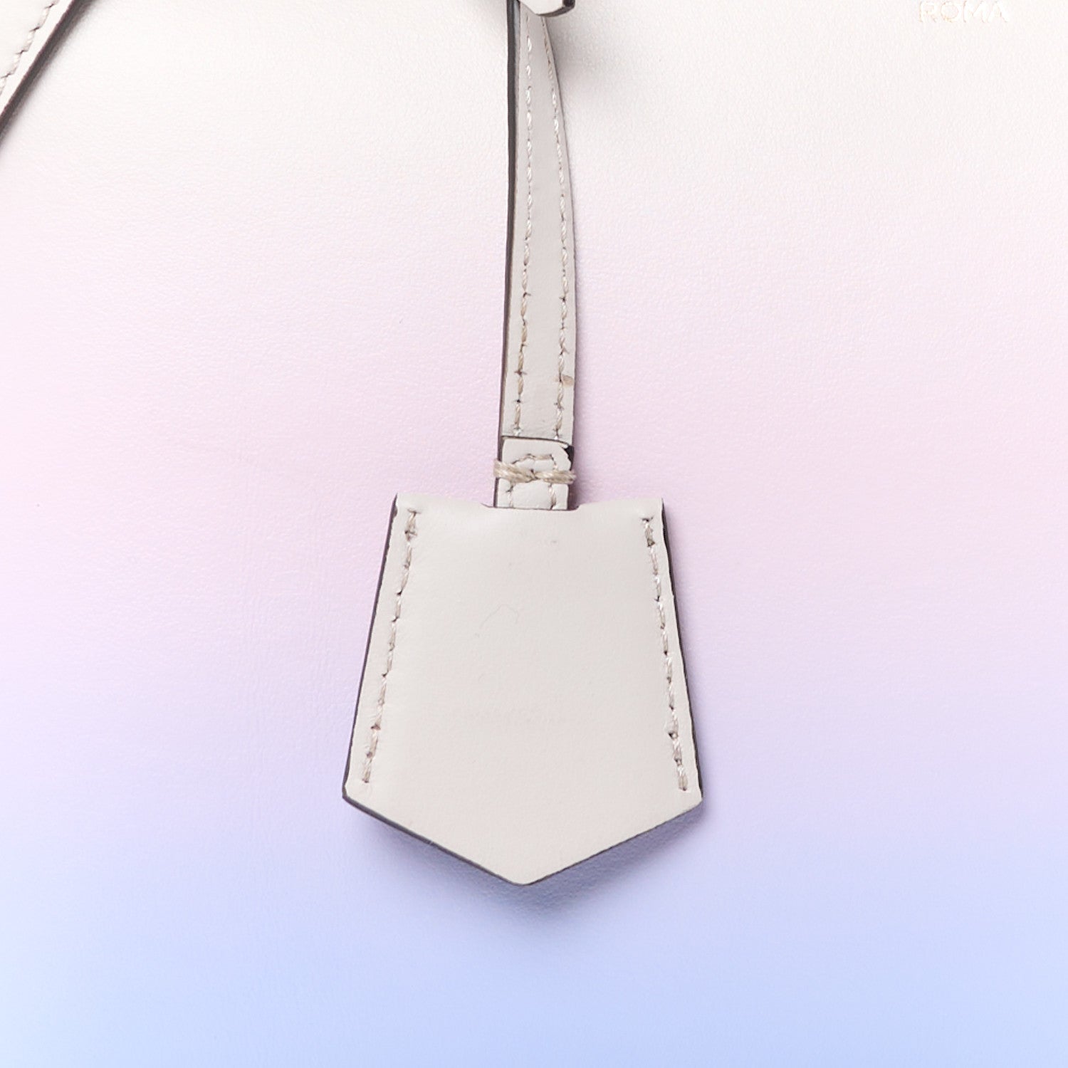 Fendi X JOSHUA VIDES Vitello Century Sfumato Medium By The Way Boston Bag Ghiaia Rosa Azzurro 12 of 16