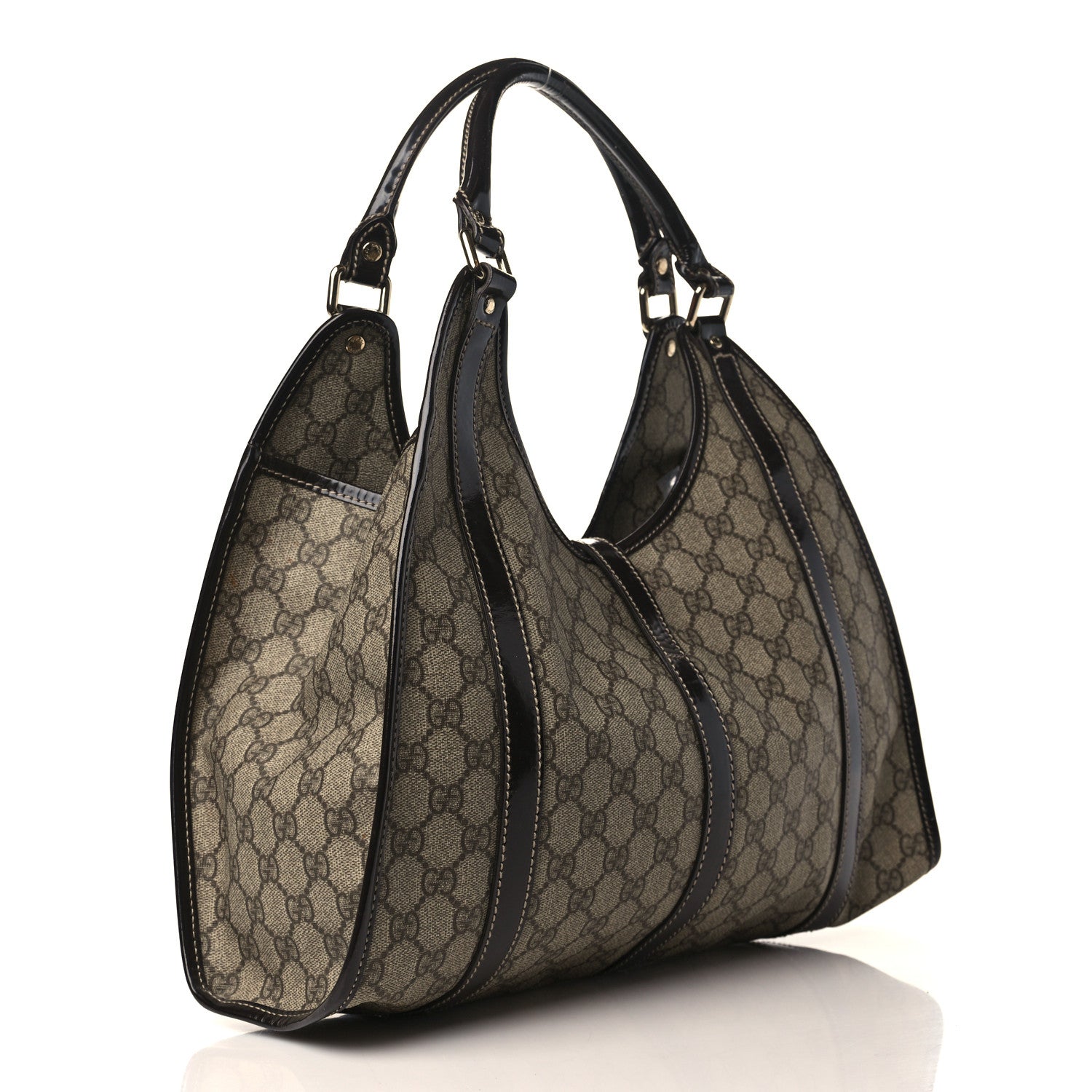 Gucci GG Plus Monogram Medium Joy Shoulder Bag Dark Brown 3 of 8