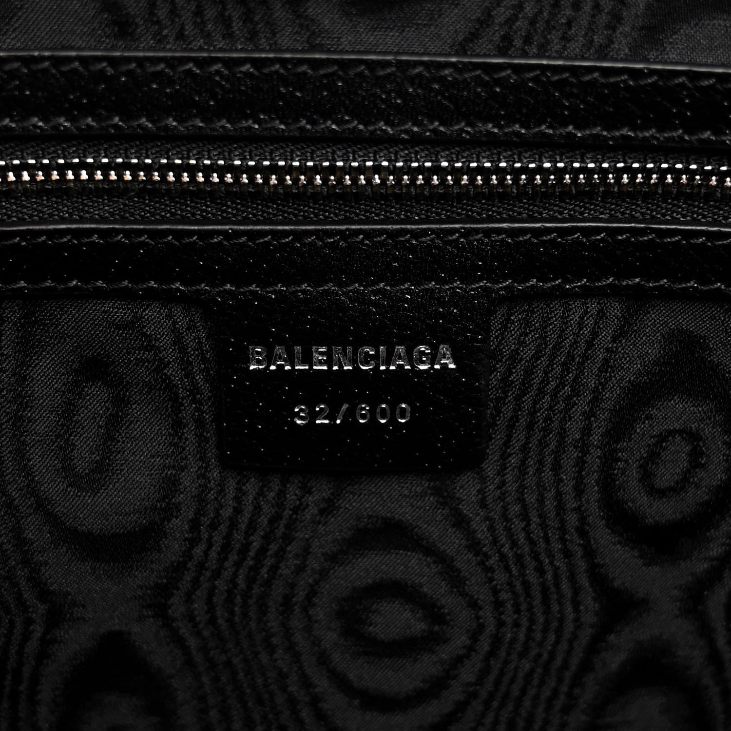 Gucci X BALENCIAGA BB Monogram Web Graffiti Medium Ophidia Shopping Tote Black 6 of 9