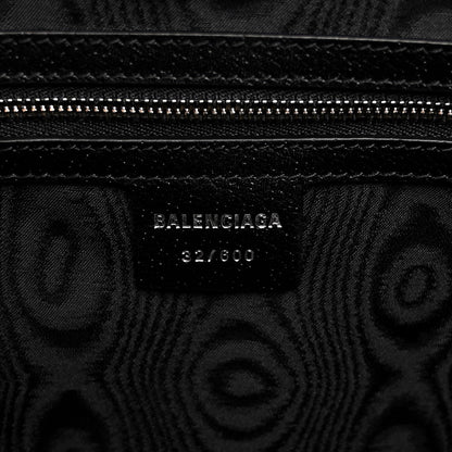 Gucci X BALENCIAGA BB Monogram Web Graffiti Medium Ophidia Shopping Tote Black 6 of 9