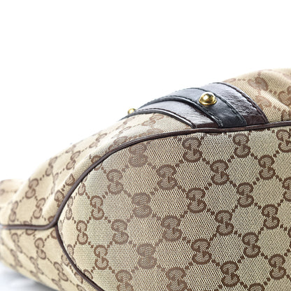 Gucci Monogram Interlocking G Tote Dark Brown 9 of 13