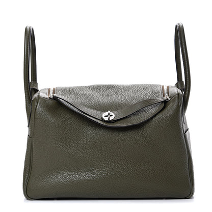 Hermes Taurillon Clemence Lindy 34 Vert Veronese 1 of 14