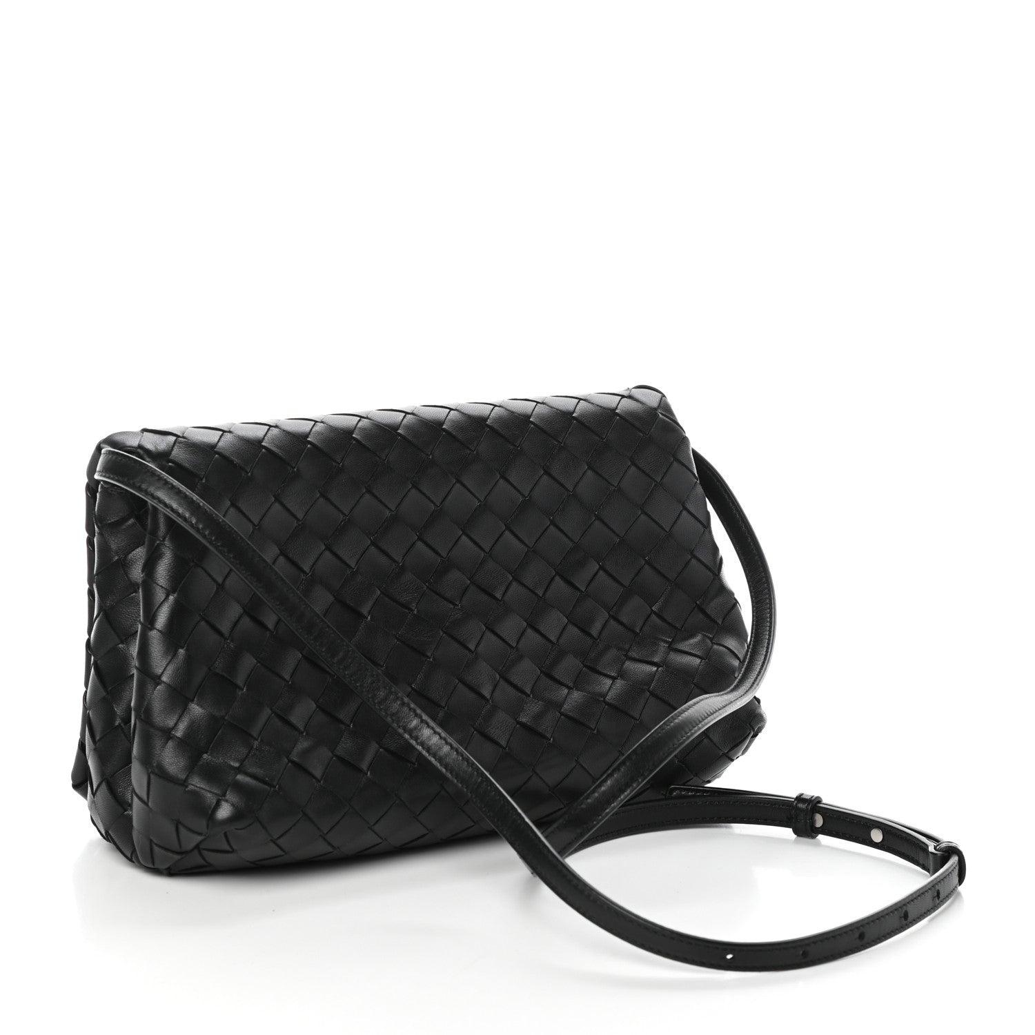 Bottega Veneta Nappa Intrecciato Crossbody Black 3 of 9