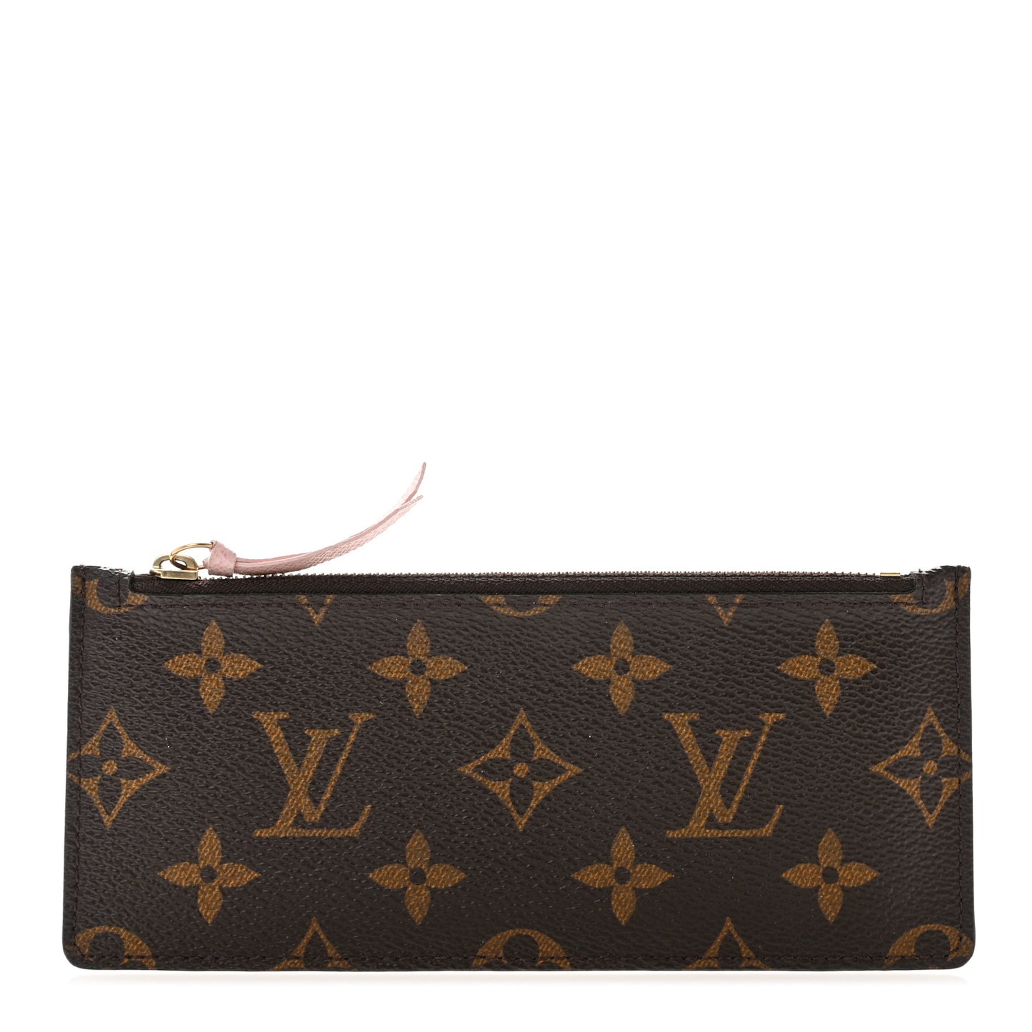 Monogram Josephine Wallet Zippered Insert Rose Ballerine