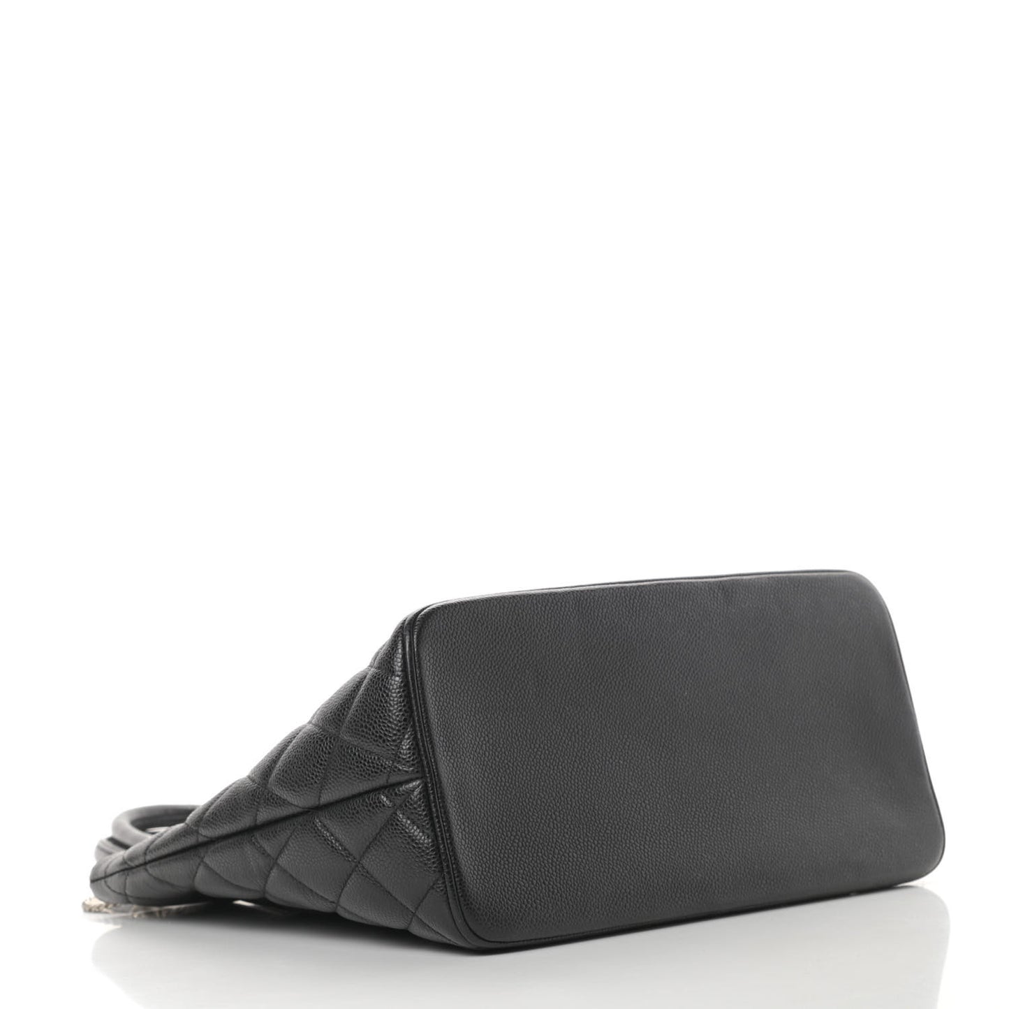 Caviar Quilted Medallion Tote Black