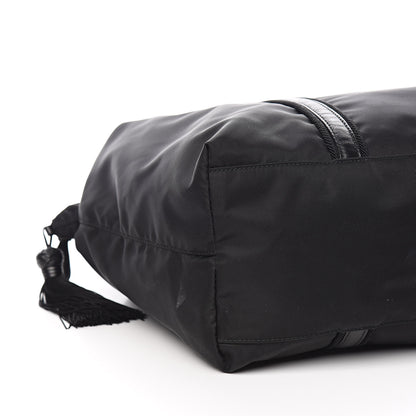 Prada Tessuto Nylon Tassel Duffel Bag Black 10 of 12