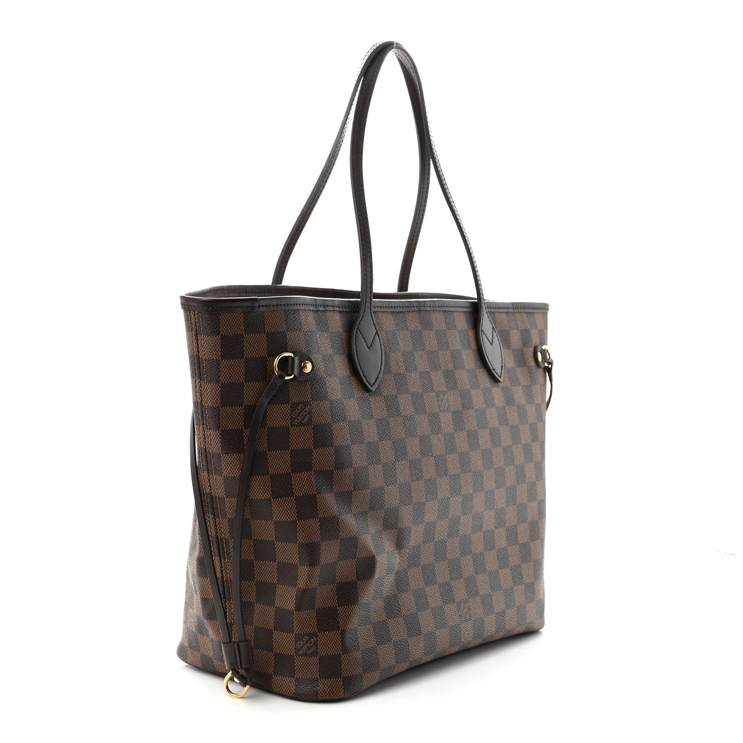 Louis Vuitton Damier Ebene Neo Neverfull MM  Rose Ballerine 4 of 13