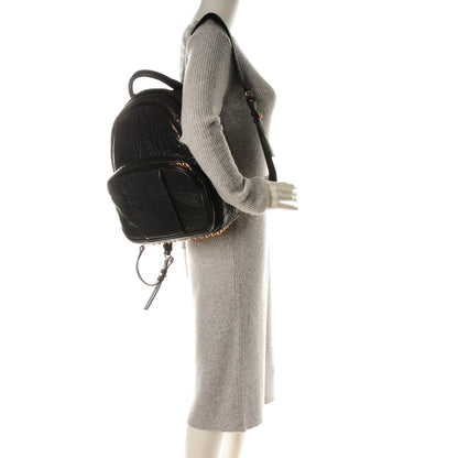 Alexander Wang Pebbled Lambskin Dumbo Backpack Black Rose Gold Hardware 2 of 7
