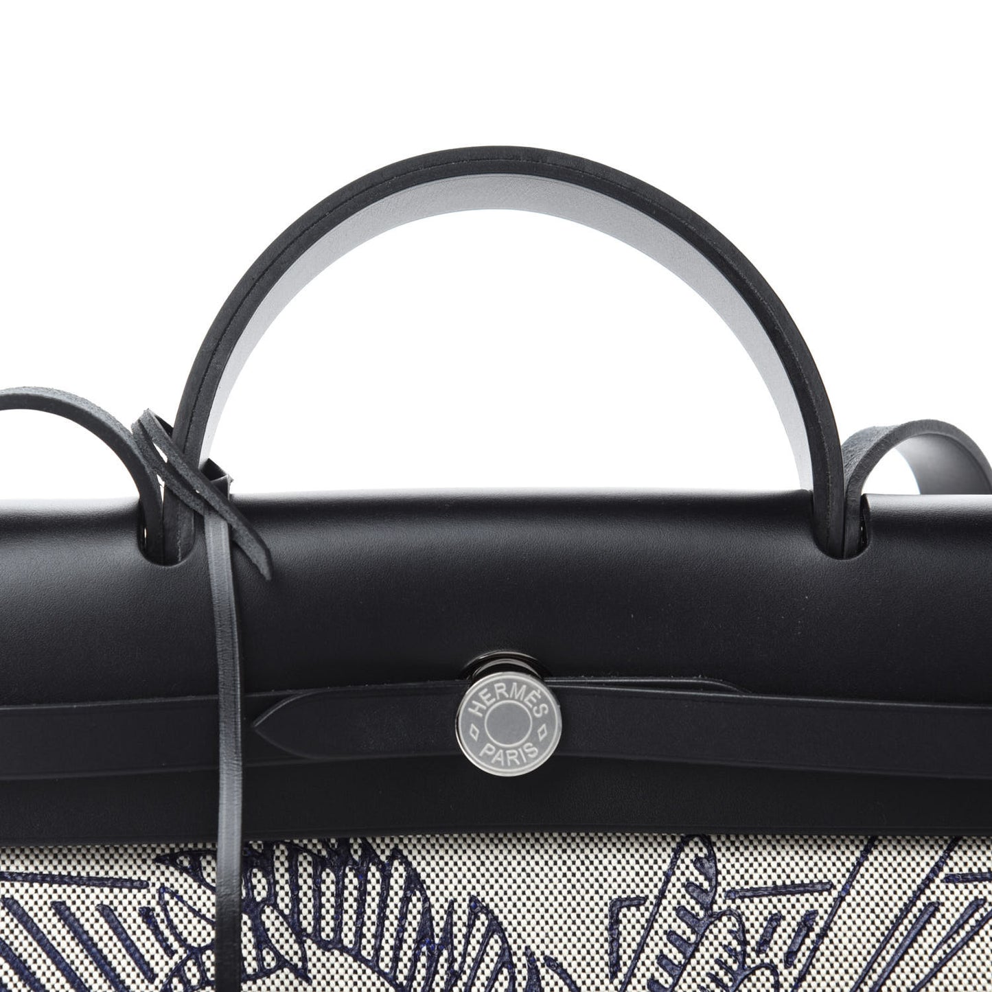 Vache Hunter Toile H Pegase Pop Herbag Zip Retourne 31 PM Bleu Indigo Ecru Black