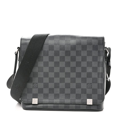 Louis Vuitton Damier Graphite District PM 1 of 10