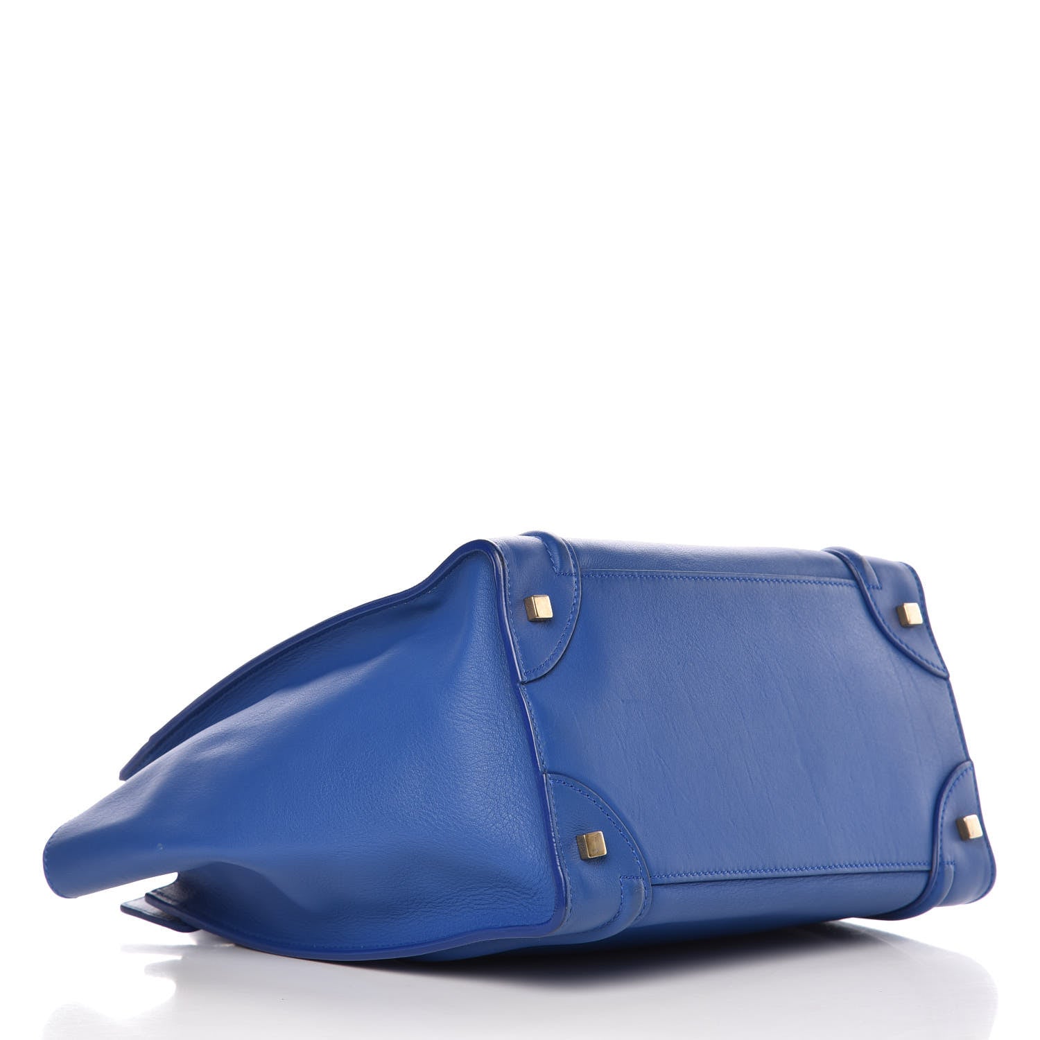 Celine Smooth Calfskin Mini Luggage Royal Blue 4 of 16
