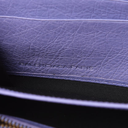 Balenciaga Agneau Classic Hardware Continental Zip Around Wallet Mauve 6 of 7