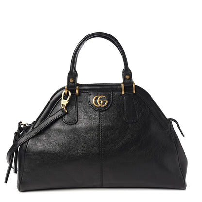 Gucci Calfskin Medium Re(Belle) Top Handle Bag Black 1 of 9