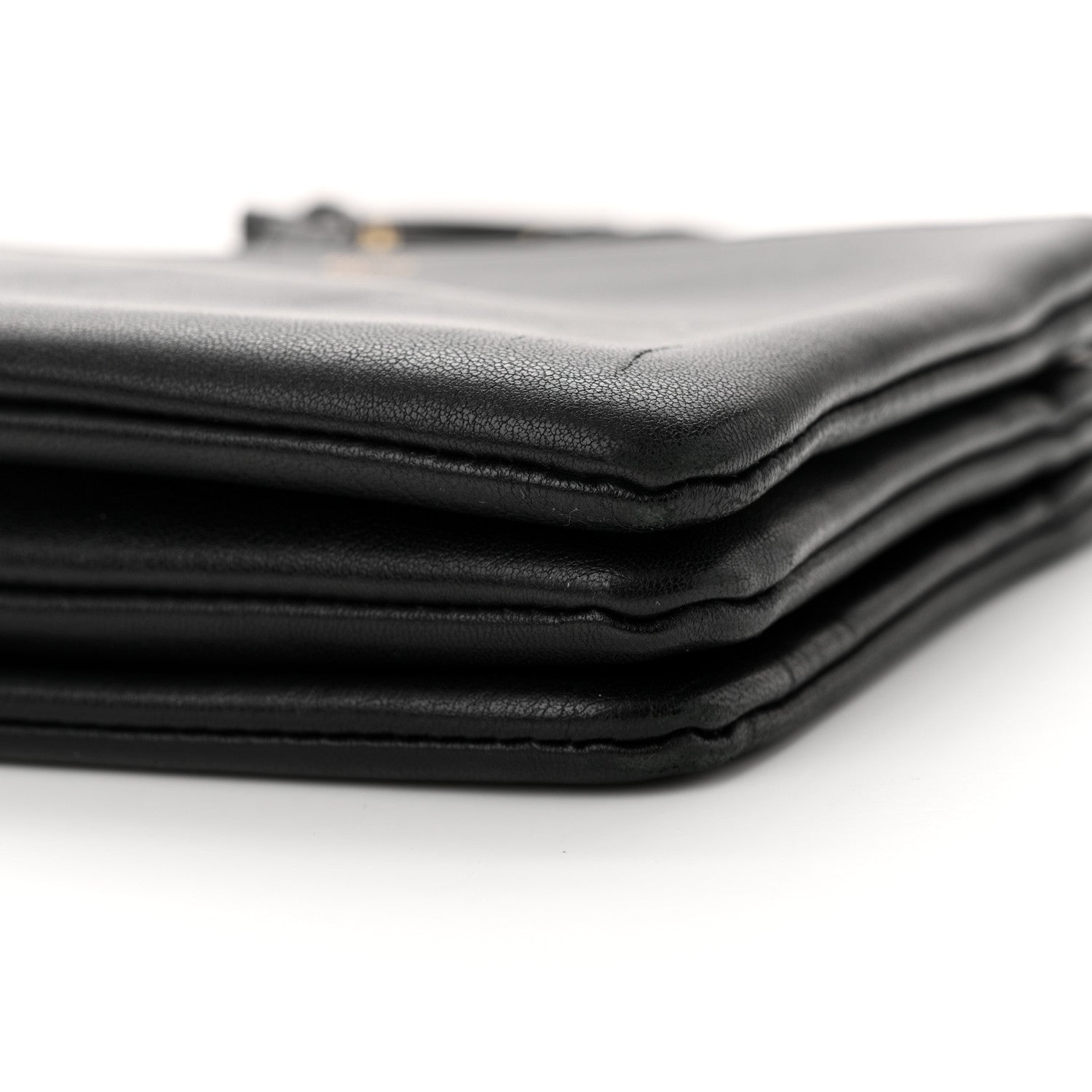 Celine Lambskin Small Trio Crossbody Bag Black 11 of 14