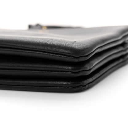 Celine Lambskin Small Trio Crossbody Bag Black 11 of 14