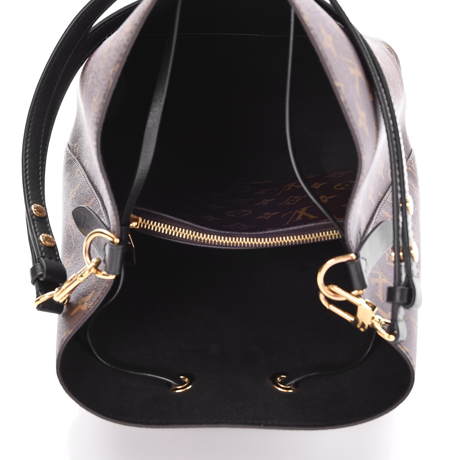 Louis Vuitton Monogram Neonoe MM Black 5 of 7