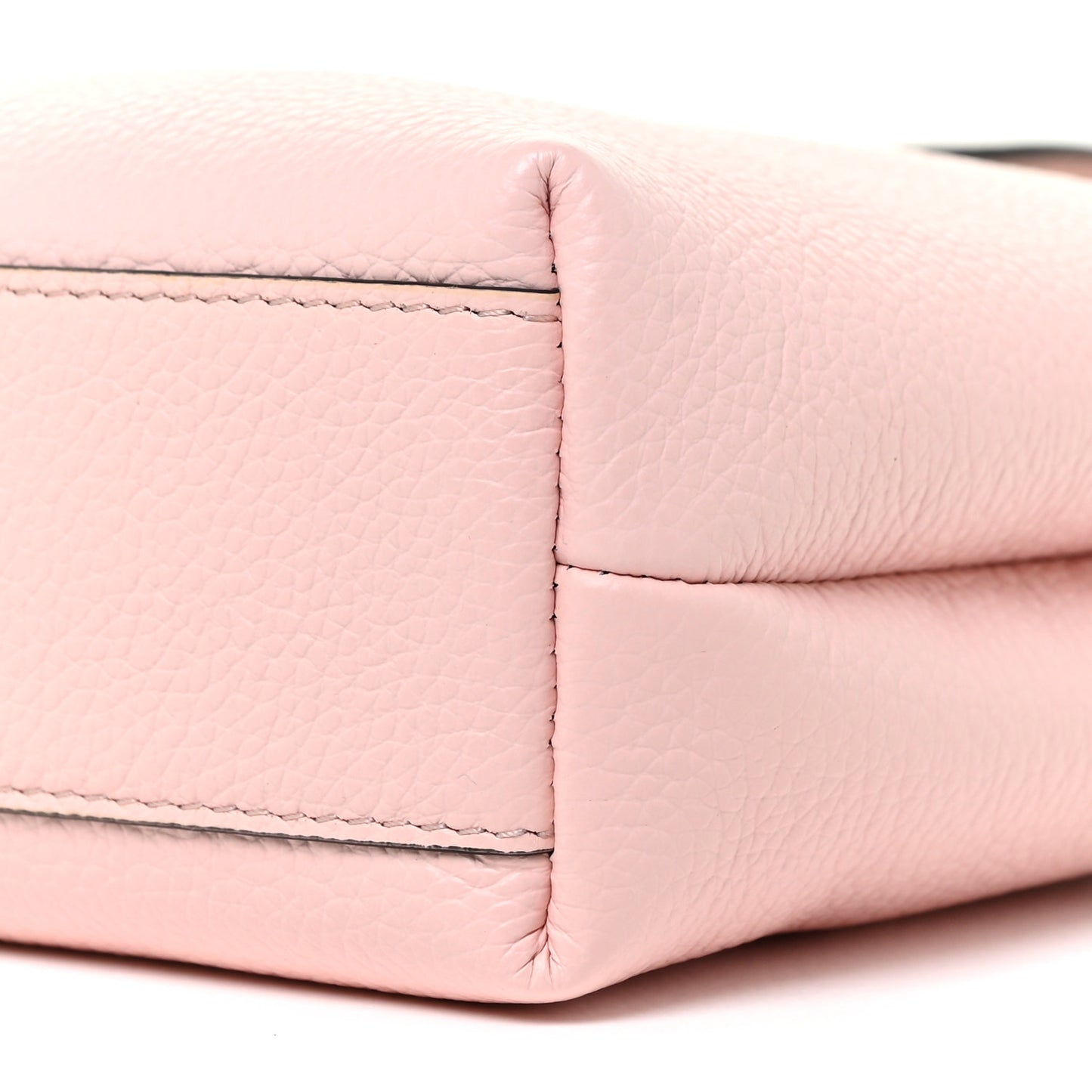 Tumbled Calfskin Gancini Mini Bag Pink