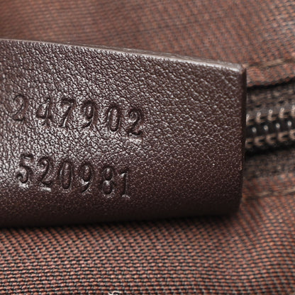 Gucci Monogram Medium Sukey Top Handle Dark Brown 7 of 11